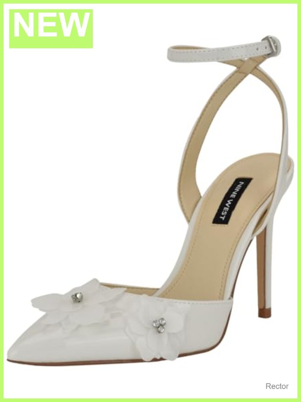Nine West Fabby Dress Sandals Stiletto Heels Women's Shoes 3.98" Heel